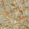 DUTCH WALLCOVERINGS Тапет "Райска птица", Teal синьо