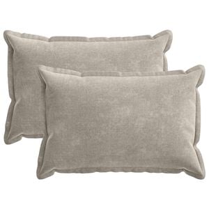 vidaXL Калъфка за възглавница 2 pcs HOUTEN Светлосиво 50 x 75 cm