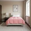 vidaXL Пълно годишно юрганче Патичено Розово 140 x 220 cm Микрофибър