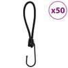 vidaXL Ластични въжета с куки 50 бр 17 см