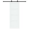 vidaXL Преплъзваща се врата 78 x 211 cm Инженерна дървесина