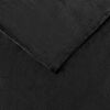 vidaXL Одеяло Черно 240 x 270 см Мека вълна