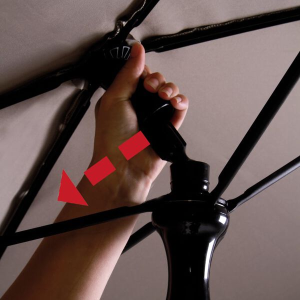 Madison Градински чадър Patmos Luxe правоъгълен 210x140 см сапфирено