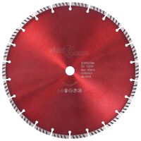 vidaXL Диамантен режещ диск, турбо, стомана, 300 мм