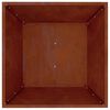 vidaXL Градинска саксия 5 pcs Ръждясало 50 x 50 x 15 см