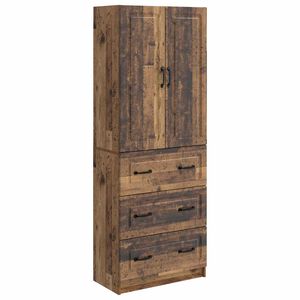 vidaXL Комплект шкафове 2 бр. 66 x 34,5 x 87 см Инженерна дървесина