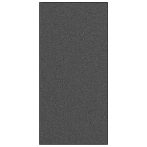 vidaXL Мат за врата Друг Антрацит и черен 120 x 250 cm Полиамид и PVC
