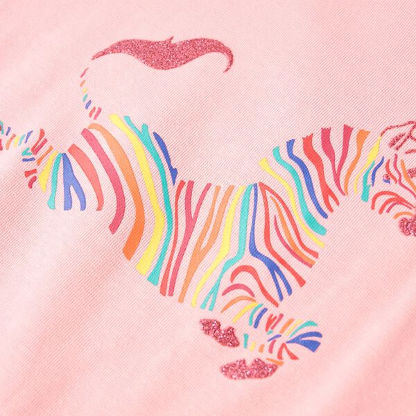 Детска тениска, розова, 128