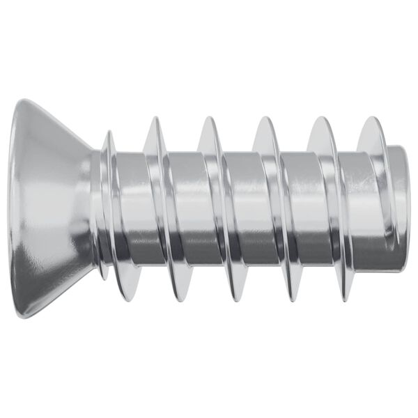 vidaXL Винт 2 pcs Сребрист M6 x 12 мм Желязо