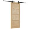 vidaXL Преплъзваща се врата ORKDAL Натурално 86 x 211 см