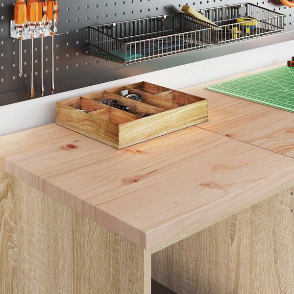 vidaXL Гаражен шкаф за съхранение, дъб сонома, 40x51x85 см, бор масив