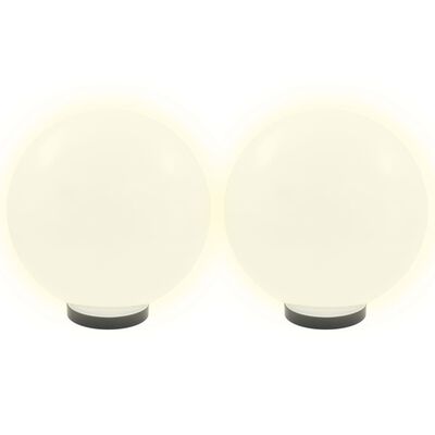 vidaXL Градински сфери за LED лампи, 4 бр, 30 см, PMMA