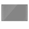 Стенно огледало за баня със LED светлини, 100 x 60 см (Д х В)