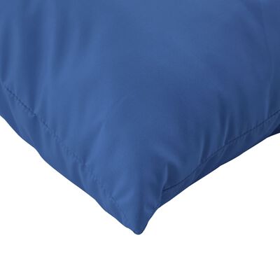 vidaXL Палетни възглавници, 2 бр, кралско сини, текстил