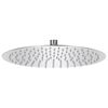 vidaXL Rainshower душ пита, инокс 304, 30 cм, кръгла