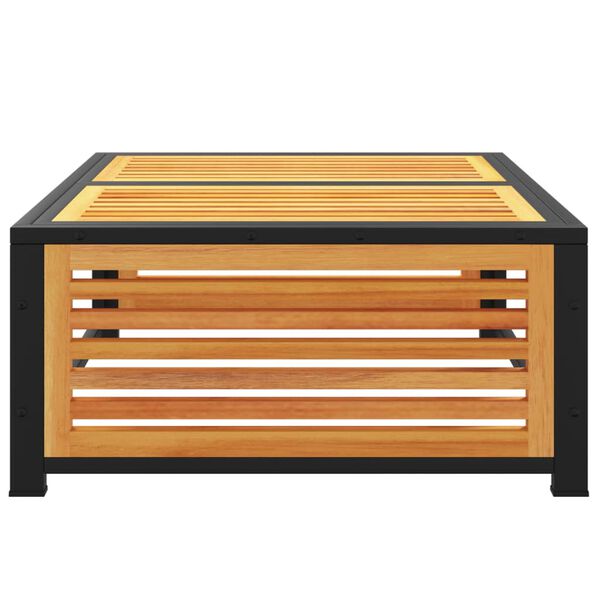 vidaXL Градинска маса 68x68x30 см масивна акация