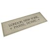 vidaXL Кухненско килимче, миещо, столици Home, 45x150 см, кадифе
