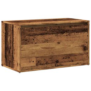 vidaXLL Холна пейка 80x40x45 cm Стара дървесина Инженерна дървесина