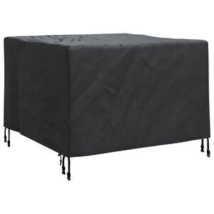 vidaXL Покривало за мебели 99 x 99 x 60 см 210D оксфордска тъкан Черен