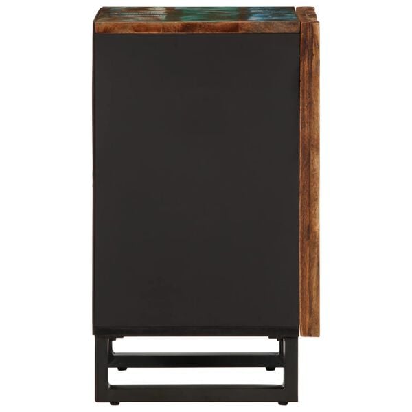 vidaXL Шкаф за баня 38x34x58 см масивно акациево дърво