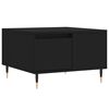 vidaXL Кафе маса, черна, 55x55x36,5 см, инженерно дърво