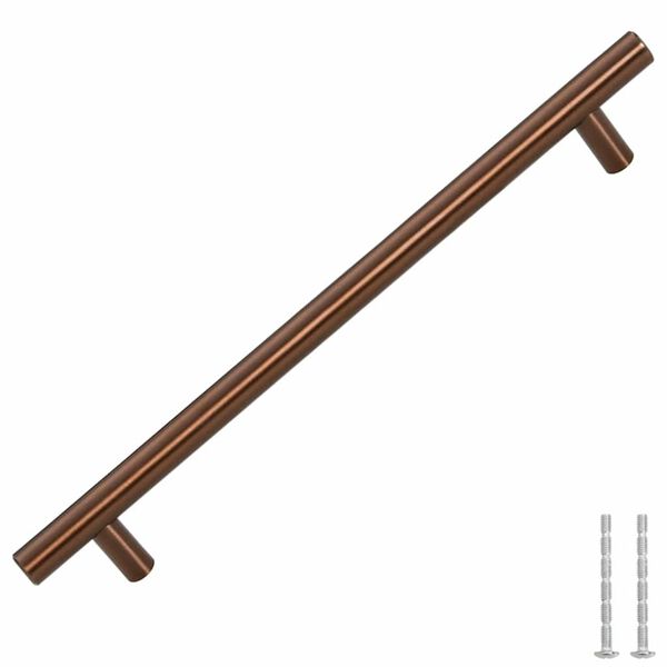 vidaXL Дръжки за шкафове, 5 бр, бронз, 192 мм, неръждаема стомана