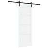 vidaXL Преплъзваща се врата 78 x 211 cm Инженерна дървесина