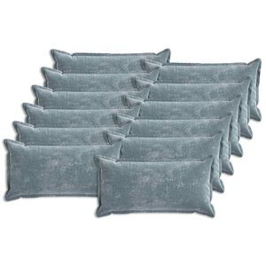vidaXL Калъфка за възглавница 12 pcs HOUTEN Светлосиньо 40 x 80 cm