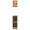 vidaXL Шкафове за фурна 2 бр Porto, Дъб артизан, инженерно дърво