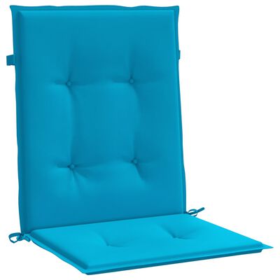 vidaXL Възглавници за столове 4 бр сини 100x50x3 см Оксфорд плат