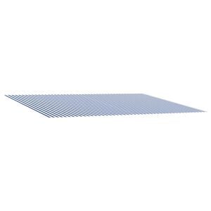 vidaXL Резервен плат за тента Синьо и бяло 250 x 200 cm Полиестер