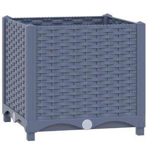 vidaXL Повдигнато легло 40x40x38 см полипропилен