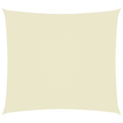 vidaXL Платно-сенник, Оксфорд текстил, правоъгълно, 3x4 м, кремаво