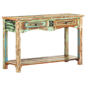 vidaXL Конзолна маса, 120x40x75 см, регенерирано дърво масив