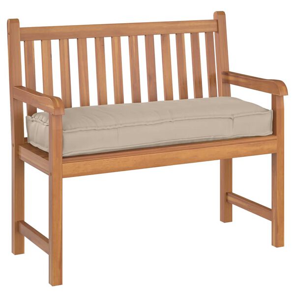 vidaXL Възглавница Таупе 110 x 40 x 8 см Оксфордска тъкан