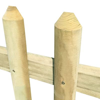 vidaXL Решетъчна ограда импрегниран бор 5,1 м 130 см 5/7 см
