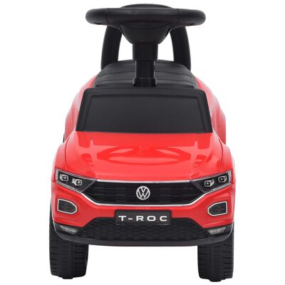 vidaXL Кола за бутане Volkswagen T-Roc, червена