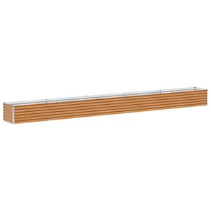 vidaXL Градинска повдигната леха Светло кафяво 485 x 50 x 36 см