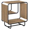 vidaXL Бюфет Дъб артизан 60 x 37.5 x 64.5 см Инженерна дървесина