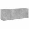 vidaXL ТВ шкафове за стенен монтаж, 2 бр, бетонно сив, 60x30x41 см