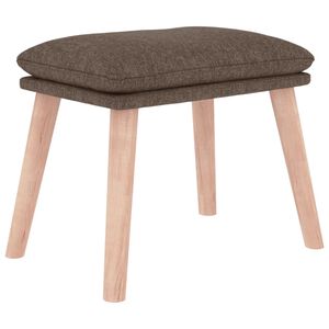 vidaXL Табуретка, таупе, 45x29,5x35 см, текстил