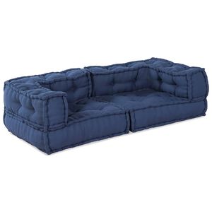 vidaXL Модулен диван 3 pcs Индийски 140 x 70 x 36 см Текстил