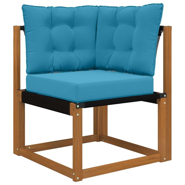 vidaXL Възглавница за диван на открито 3 pcs Кралско синьо Полиестер