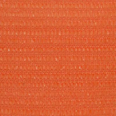 vidaXL Платно-сенник, 160 г/м², оранжево, 3,5x3,5x4,9 м, HDPE