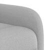 vidaXL Recliner Chair Cloud Grey Fabric