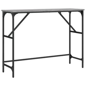 vidaXL Конзолна маса, сив сонома, 100x32x75 см, инженерно дърво