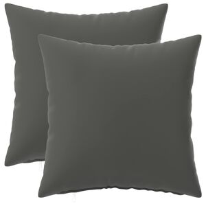 vidaXL Калъфка за възглавница 2 pcs HEERLEN Антрацит 30 x 30 cm