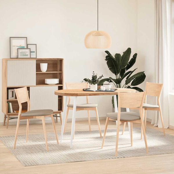 vidaXL Крака за конзолна маса, конична форма, 4 бр., бели, 72-73 см, стомана