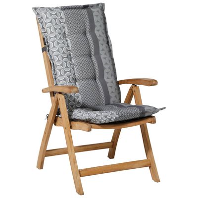 Madison Възглавница за стол с висока облегалка Pasа, 123x50 см, сива