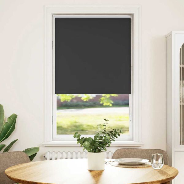 vidaXL Ролетна щора Blackout Black 65x175 cm Ширина на плата 60,7 cm